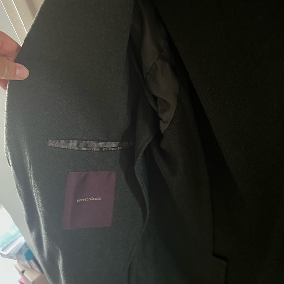 Doppelgänger Italy  men’s coat blazer military green IT40 made in Italy - Picture 3 of 4